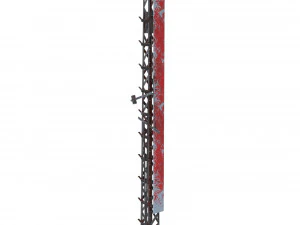 railway semaphore 2 weathered 3D Model