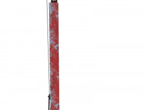 railway semaphore 2 weathered 3D Model