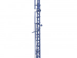 railway semaphore 2 weathered 3D Model