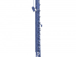 railway semaphore 2 weathered 3D Model