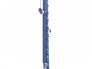 railway semaphore 2 weathered 3D Model