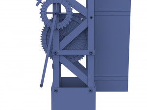 railway semaphore 2 weathered 3D Model