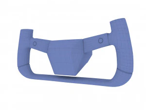 tesla siber kamyonun direksiyonu 3D Model