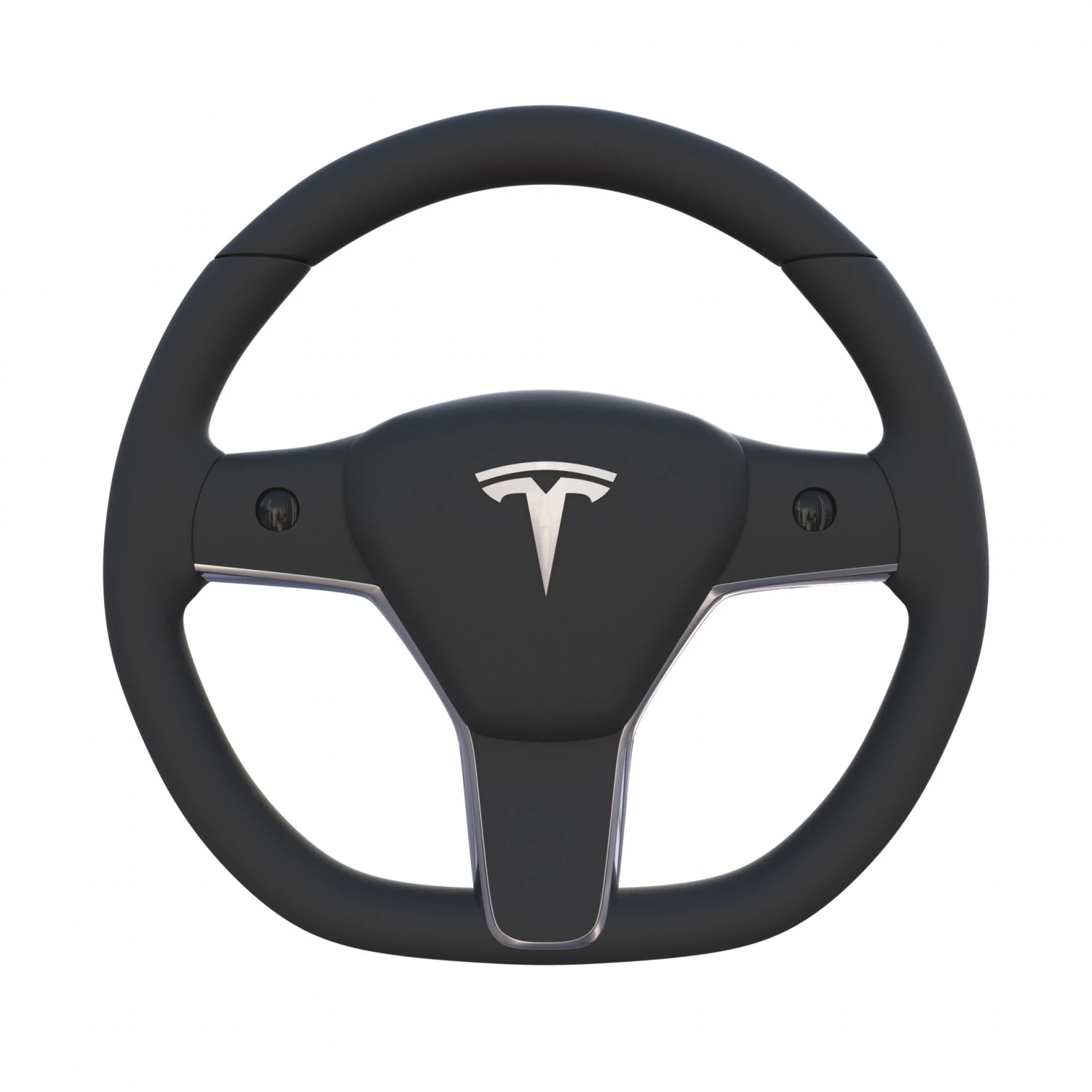 tesla model y steering wheel 3D Model .c4d .max .obj .3ds .fbx .stl .blend 
