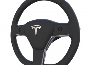 tesla model y steering wheel Modèle 3D