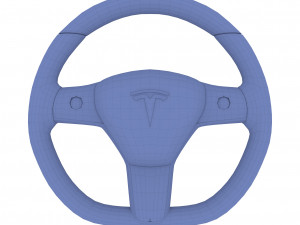 tesla model y steering wheel Modèle 3D
