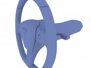 tesla model y steering wheel 3D Model