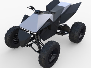 tesla cyberquad atv 3D Model