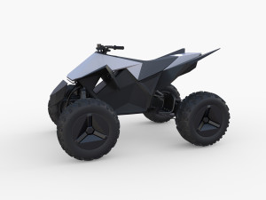 tesla cyberquad atv 3D Model