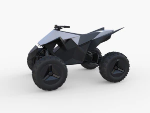 tesla cyberquad atv 3D Model
