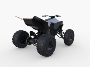 tesla cyberquad atv 3D Model