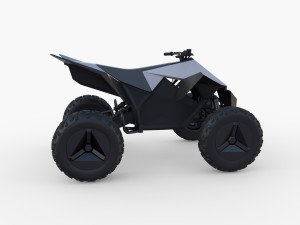 tesla cyberquad atv 3D Model
