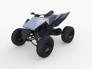 tesla cyberquad atv 3D Model