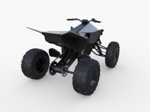 tesla cyberquad atv 3D Model