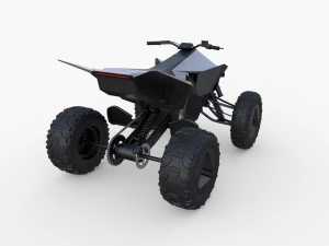 tesla cyberquad atv 3D Model