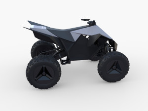 tesla cyberquad atv 3D Model