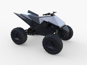 tesla cyberquad atv 3D Model