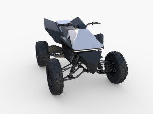 tesla cyberquad atv 3D Model