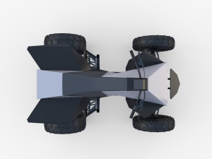 tesla cyberquad atv 3D Model