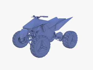 tesla cyberquad atv 3D Model