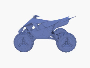 tesla cyberquad atv 3D Model