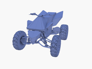 tesla cyberquad atv 3D Model