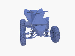 tesla cyberquad atv 3D Model