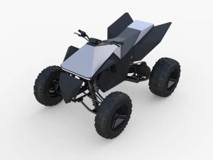 tesla cyberquad atv collection 3D Model