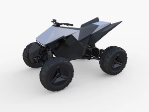 tesla cyberquad atv collection 3D Model