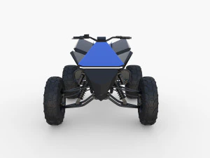 tesla cyberquad atv collection 3D Model