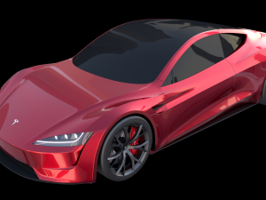 full tesla 2020 vehicle lineup 3Dモデル