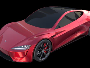 full tesla 2020 vehicle lineup 3D Model