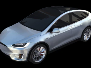 full tesla 2020 vehicle lineup 3D Model