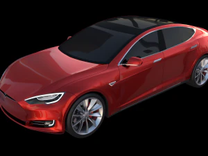 full tesla 2020 vehicle lineup 3D Model