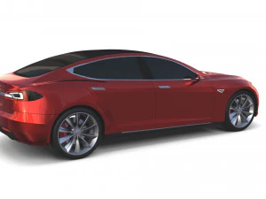 full tesla 2020 vehicle lineup 3D Model