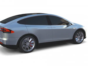 full tesla 2020 vehicle lineup 3D Model