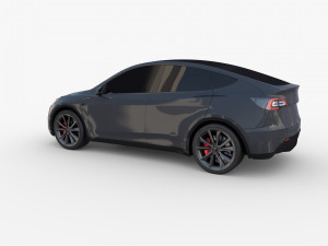 full tesla 2020 vehicle lineup 3Dモデル