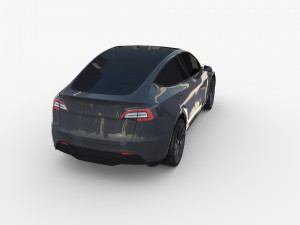 full tesla 2020 vehicle lineup 3Dモデル