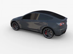 full tesla 2020 vehicle lineup 3D Model