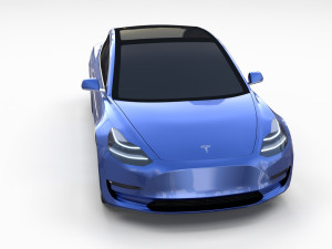 full tesla 2020 vehicle lineup 3Dモデル