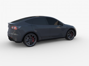 full tesla 2020 vehicle lineup 3Dモデル