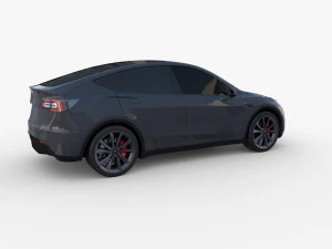 full tesla 2020 vehicle lineup 3D Model