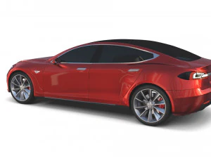 full tesla 2020 vehicle lineup 3D Model