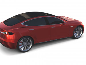 full tesla 2020 vehicle lineup 3Dモデル