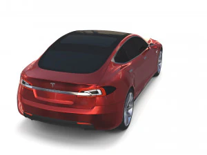 full tesla 2020 vehicle lineup 3D Model