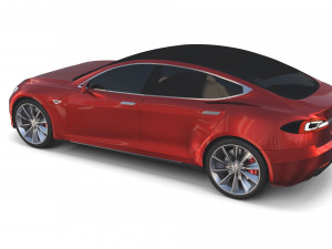 full tesla 2020 vehicle lineup 3Dモデル