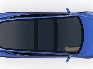 full tesla 2020 vehicle lineup 3D Model