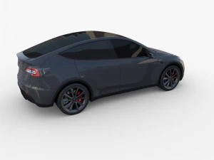 full tesla 2020 vehicle lineup 3D Model