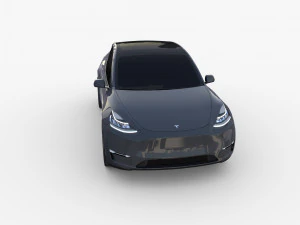full tesla 2020 vehicle lineup 3D Model