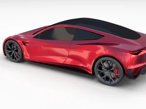 full tesla 2020 vehicle lineup 3D Model
